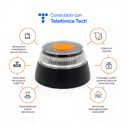 Baliza V16 Homologada y Conectada DGT – SeguriAlert V16