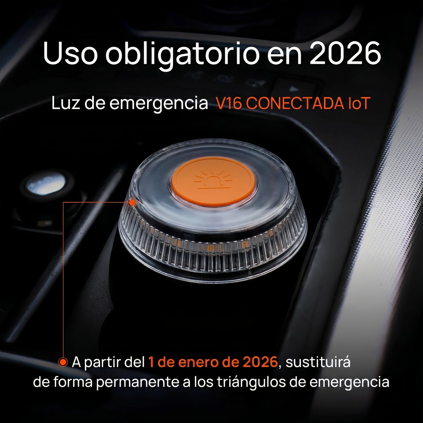 Baliza V16 Homologada y Conectada DGT – SeguriAlert V16