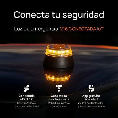 Baliza V16 Homologada y Conectada DGT – SeguriAlert V16